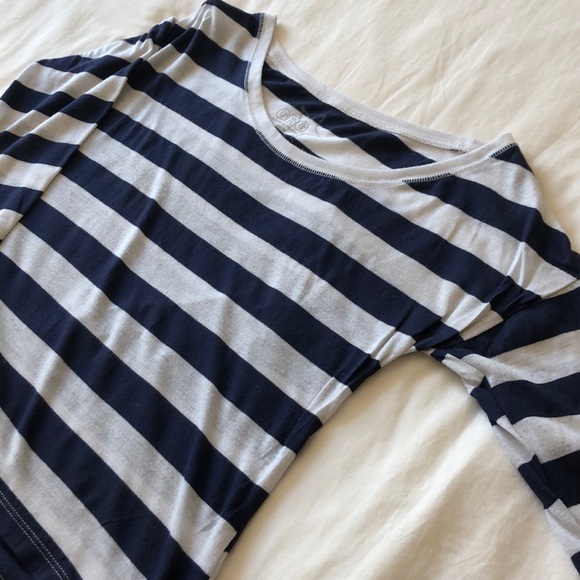 Blue and white striped long sleeve - Picture 3 of 3